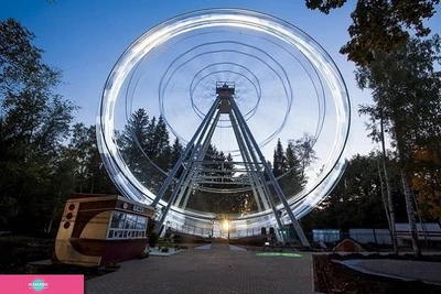 "Седьмое небо", колесо обозрения в ЦПКиО им. Мажита Гафури, Уфа 