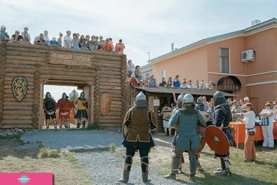 "Ленивый Торжок", комплекс исторической реконструкции на острове Свияжск, Республика Татарстан 