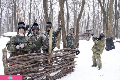 Пейнтбол на курорте "Донгор", Семилуки, Воронежская область