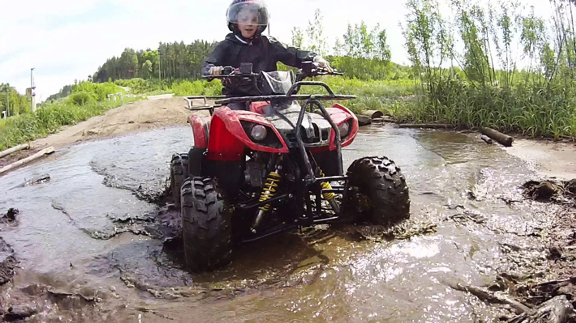 Семейное катание в Квадро-Кидс