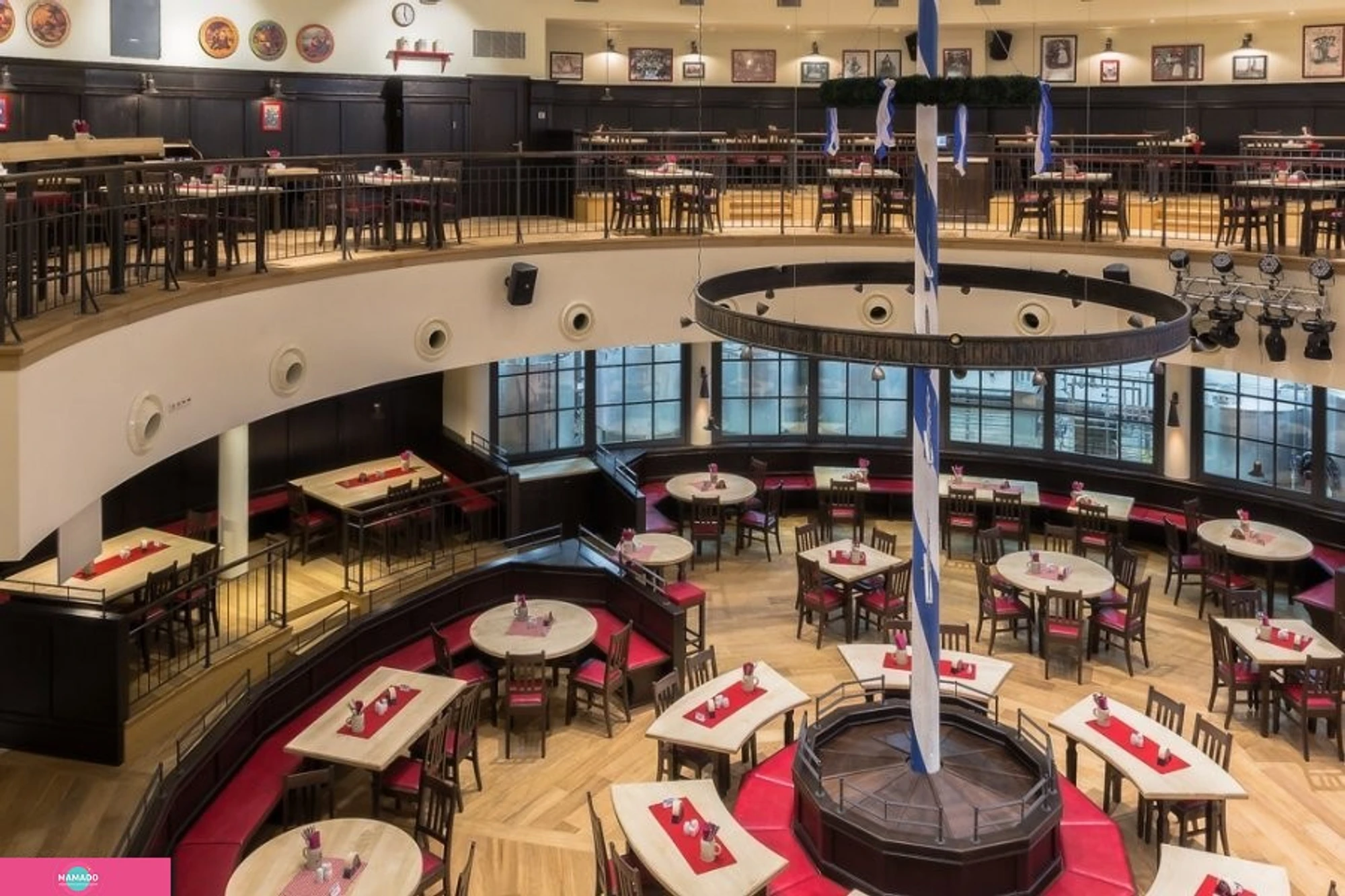 Paulaner Bräuhaus Moscow Olympic, ресторан с собственной пивоварней и детским меню при гостинице Azimut Moscow Olympic в Москве 