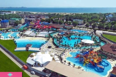 "Тики-так", семейный открытый аквапарк, аттракционы, Анапа