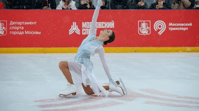 Каток в парке Северного речного вокзала