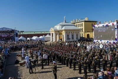 XXVI Фестиваль духовых оркестров ко Дню России в Петропавловской крепости