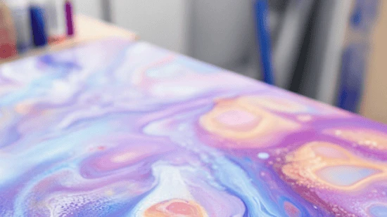Творческий мастер-класс "Fluid Art Party" в студии "CulinaryOn"