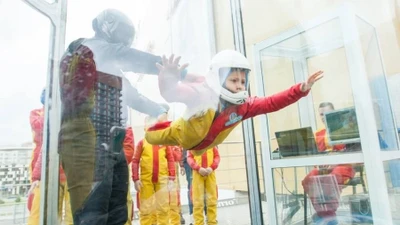 "I Can Fly", аэротруба для детей от 4 лет и взрослых в ТЦ "Авиапарк"