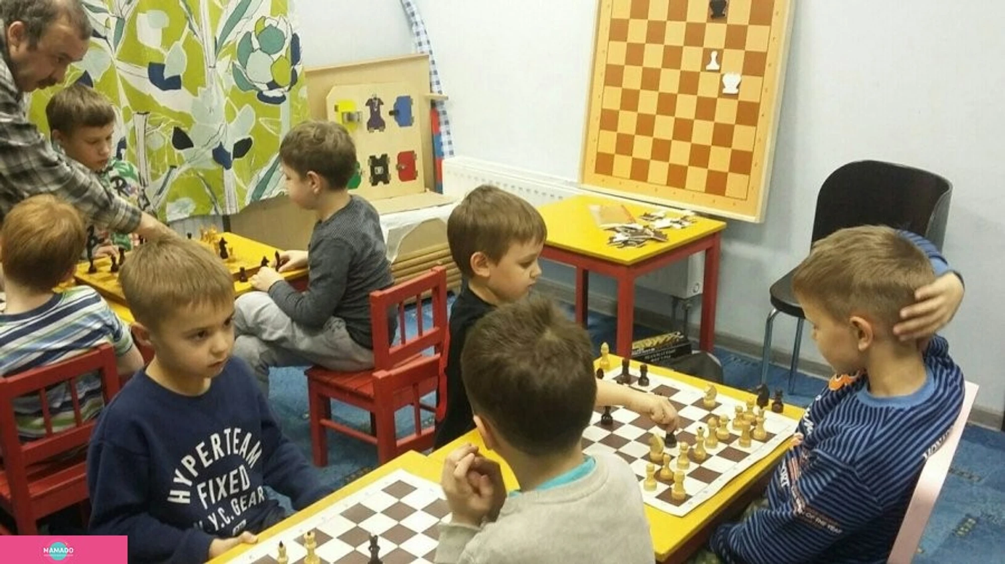 "Фишка" на Металлистов, шахматный клуб для детей 4-12 лет, СПб 