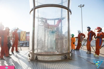 "Ветролет", аэротруба для детей от 3 лет и взрослых на парковке ТЦ "Максидом", Казань 