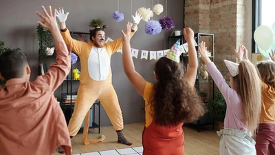 Аниматоры на детский праздник в итальянском ресторане "Tutta la Vita"