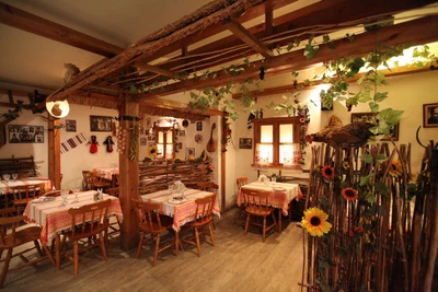 Корчма Весёлая кума (Ресторан ) Атмосфера настоящей украинской мазанки