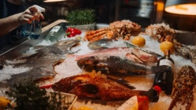 Мандариновый краб, ресторан