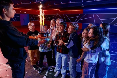 День рождения ребенка в клубе виртуальной реальности "Warpoint VR"