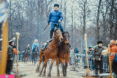 "Казачий Спортивный Клуб "Аллюр", школа верховой езды и джигитовки в Красном Бору, Тосненский район 