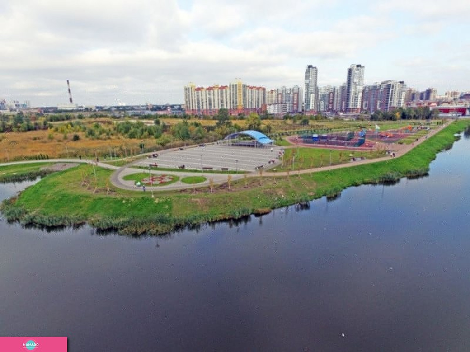 "Озеро Долгое", парк в Приморском районе СПб 