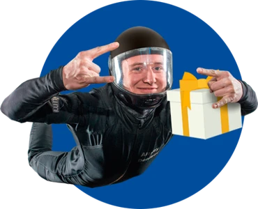 Подарочный сертификат на полет в аэротрубе "Летариум"