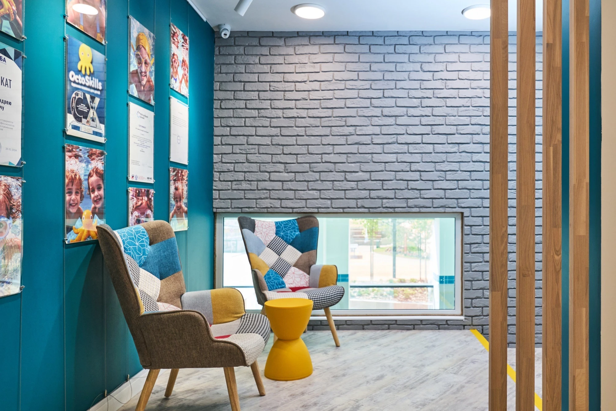 Скидка 50% на первое занятие в сети бассейнов раннего плавания Octoskills