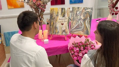 Арт-свидание в студии "Палитра чувств"