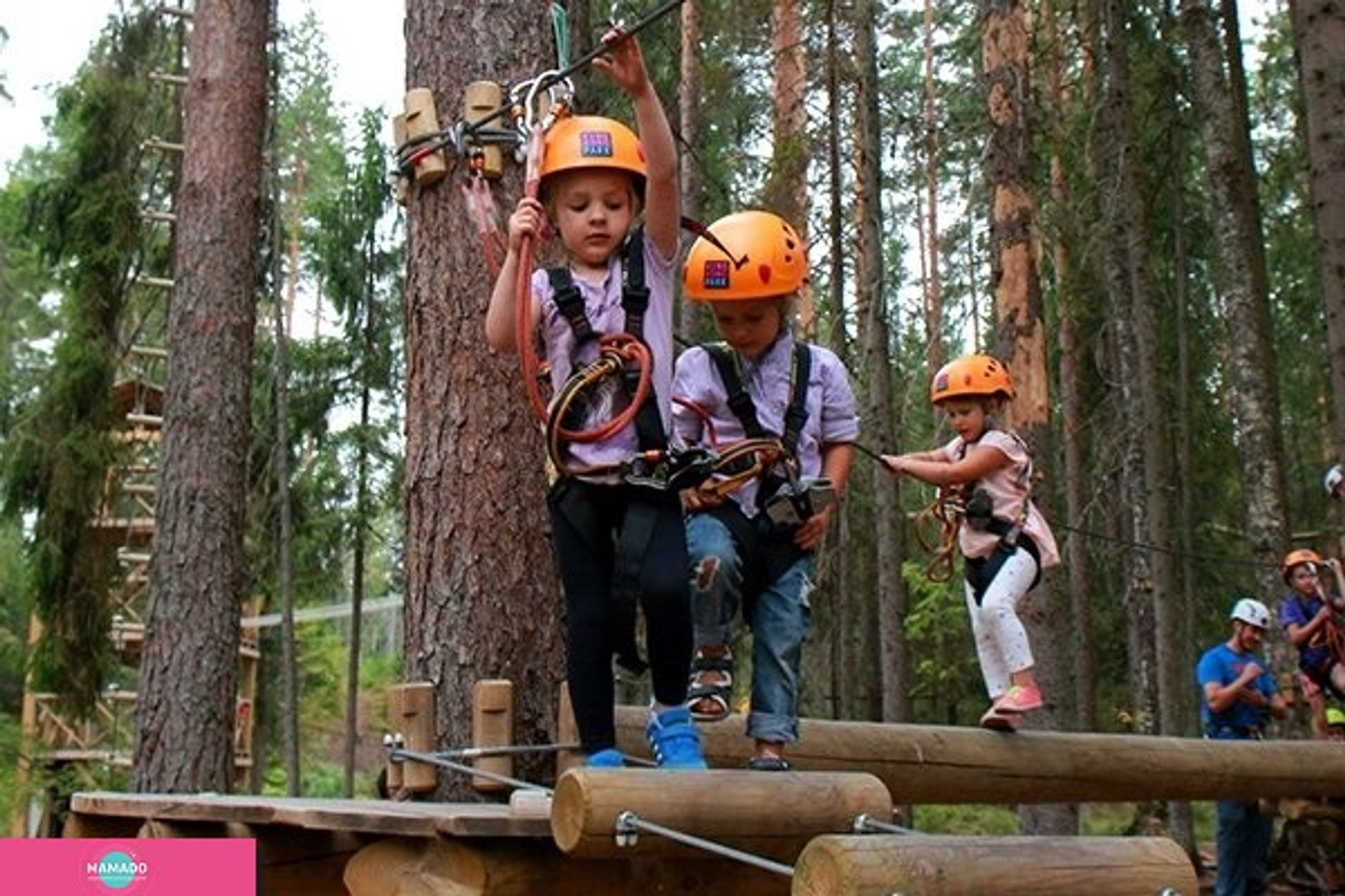 King Kong Park, "Кинг Конг Парк", веревочный парк в Ильичево, Ленинградская область 