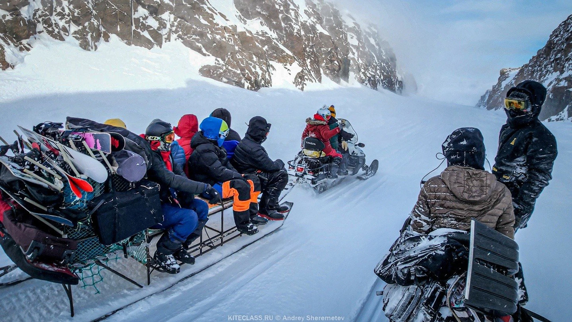 Обучение сноукайтингу в Москве в кайт-школе "KITECLASS"