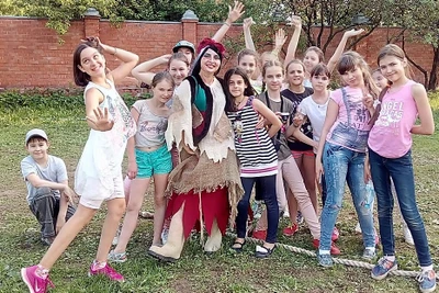 Весёлые выпускные детского сада и начальной школы в музее "Еда Руси"