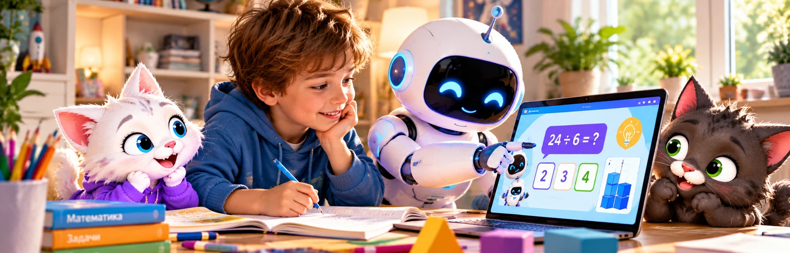 Ребёнок решает математику с ИИ: как понять, что он действительно учится?