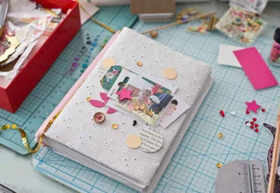 "Скрапбукинг блокнотов", мастер-класс от праздничного агентства "Театр ПБ"