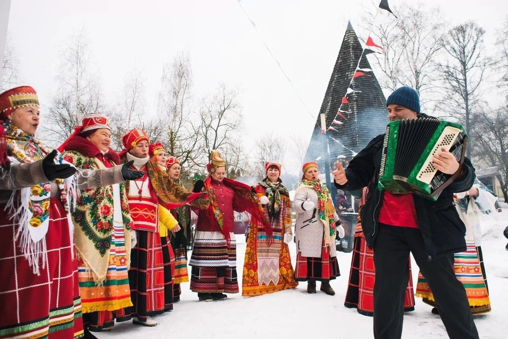 Широкая Масленица на Городской ферме ВДНХ