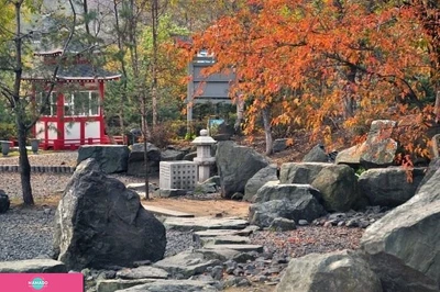 Владивостокский государственный университет экономики и сервиса, японский сад камней во ВГУЭС, Владивосток 