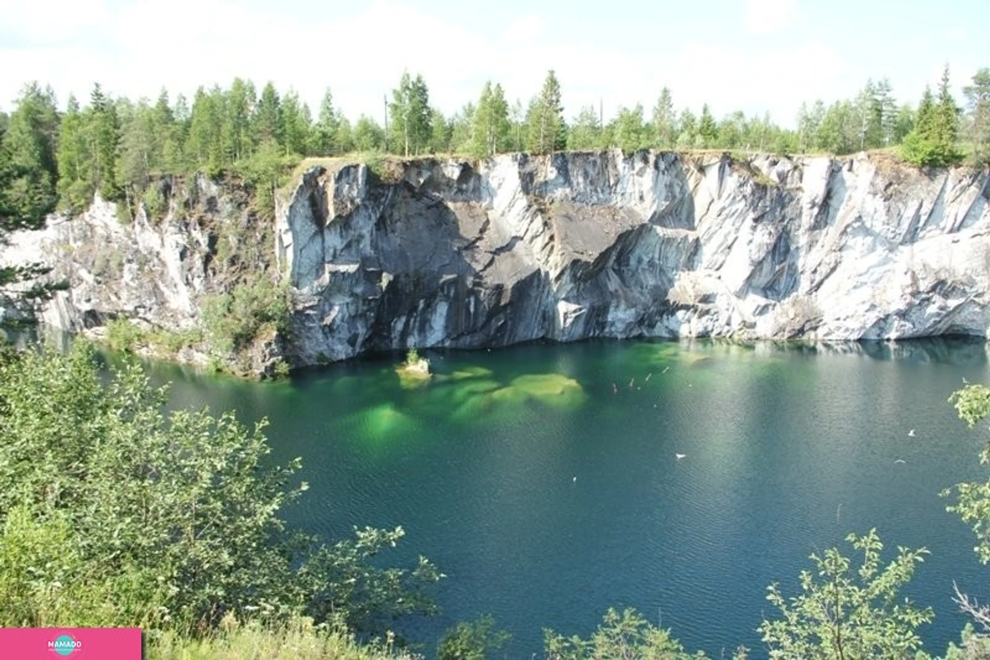 Рускеала, горный парк в Карелии