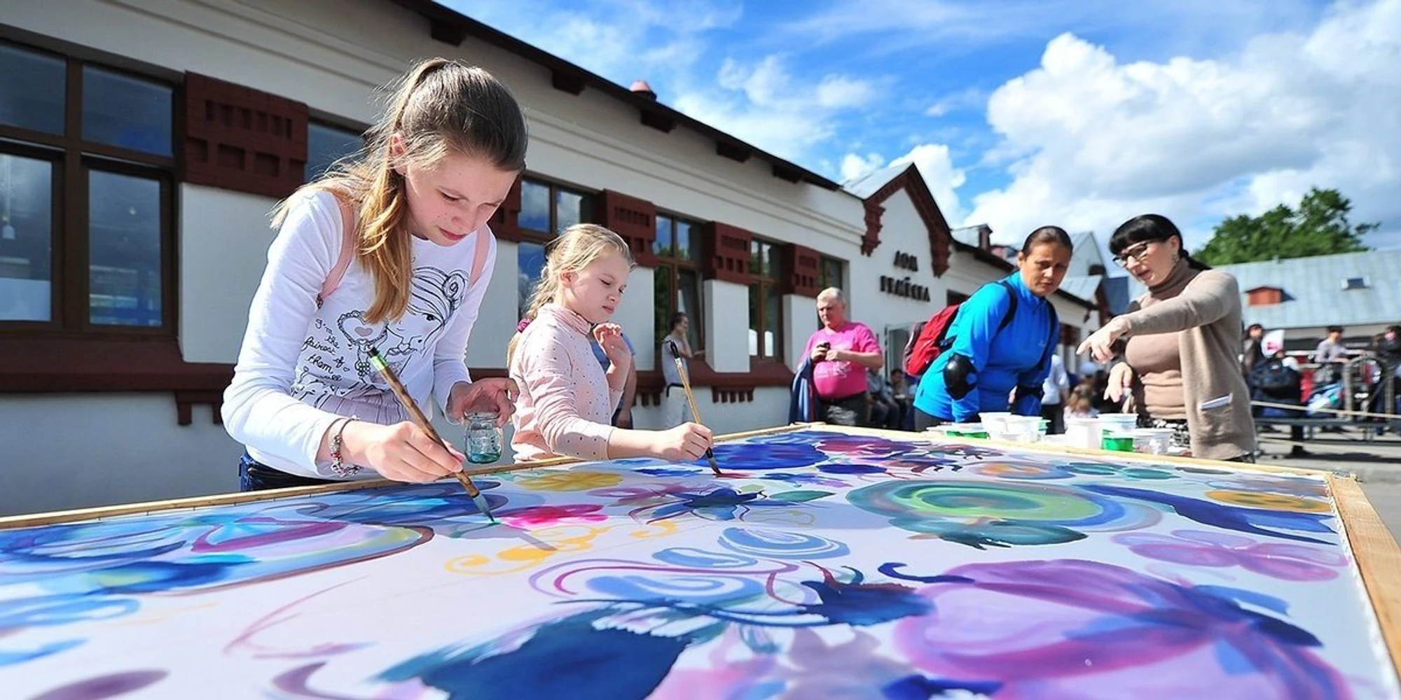 "Картины из песка", мастер-класс от праздничного агентства "Театр ПБ"