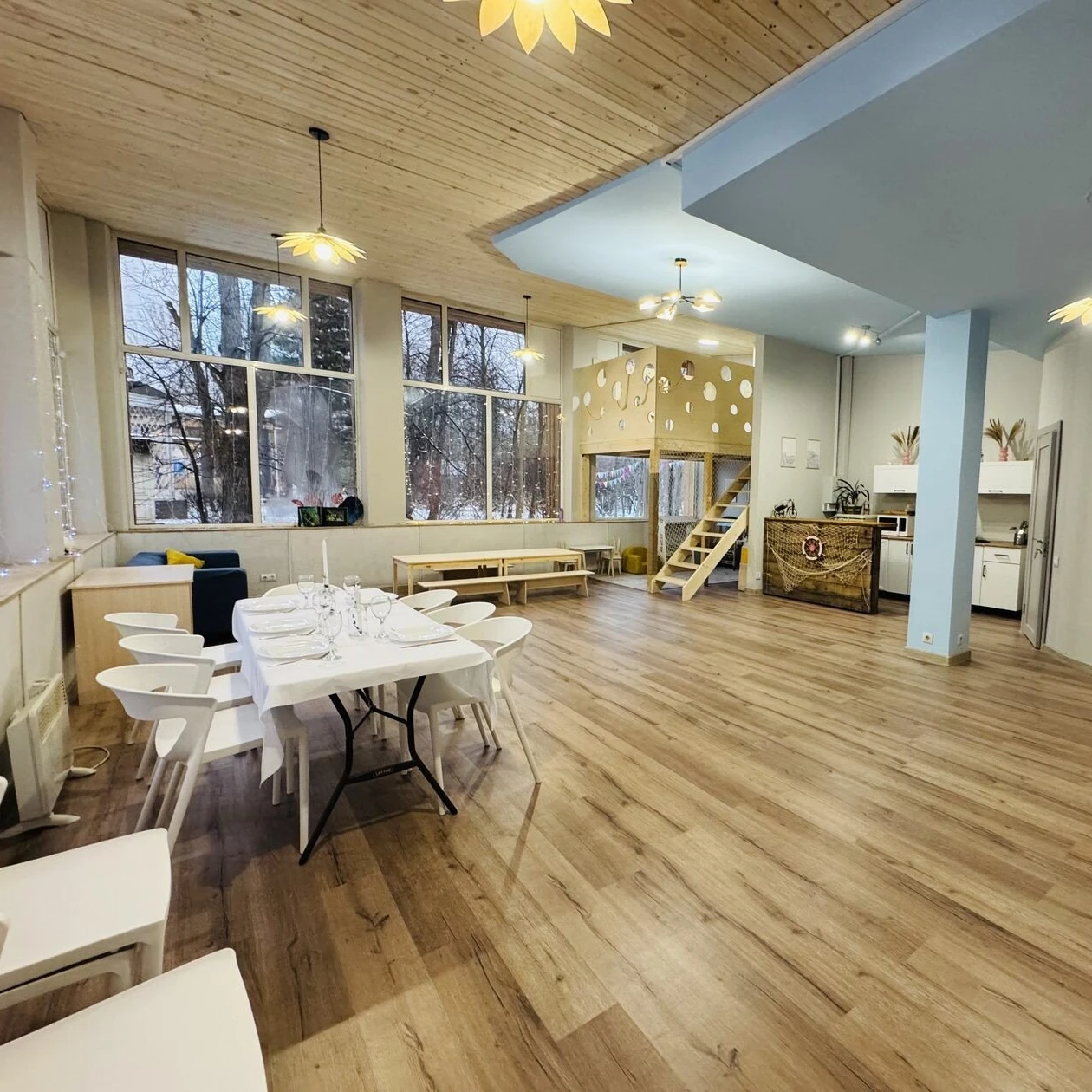 Детский лофт "Baby space", комната "Море" с верандой в парке Сокольники