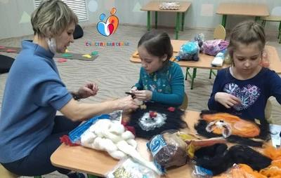 Мастер-класс рисование шерстью