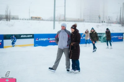 "Южный полюс", открытый каток на улице Курчатова, Волгоград 