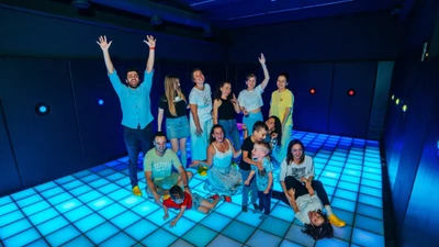 Детский день рождения в пиксельной комнате "Pixel Quest"