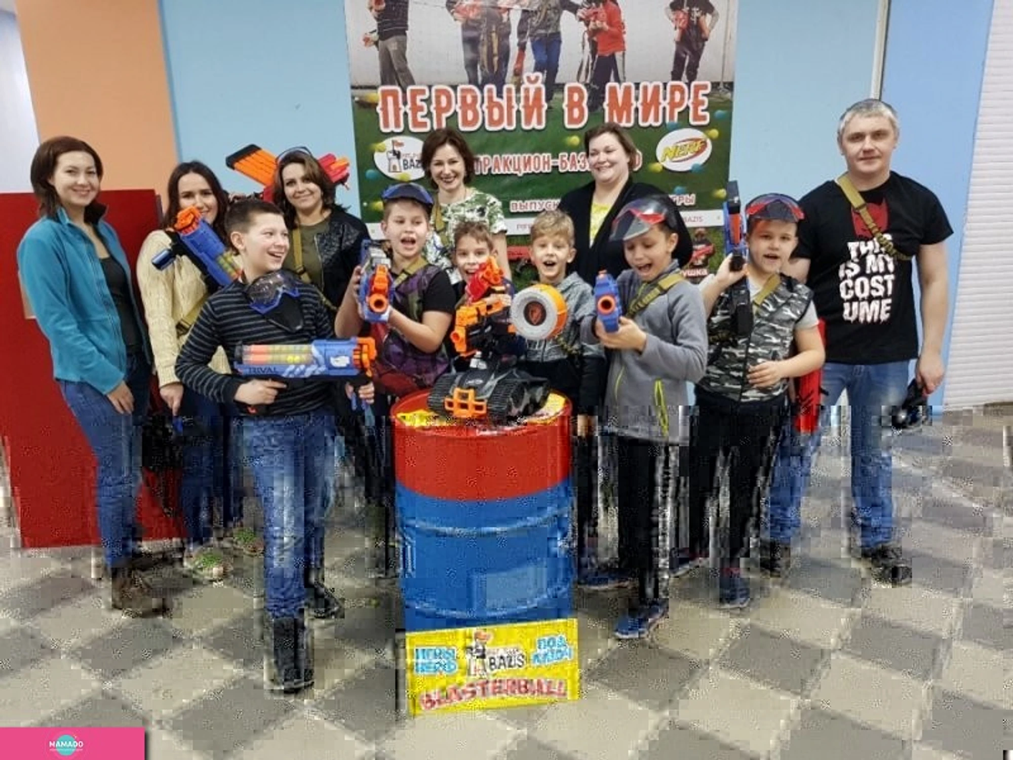 Piff Puff Bazis, международная сеть по организации битв на бластерах Nerf RiVal, филиал в СПб