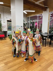 Детский день рождения 4-7 лет "Индейцы" в эко-клубе "Зеленая школа"