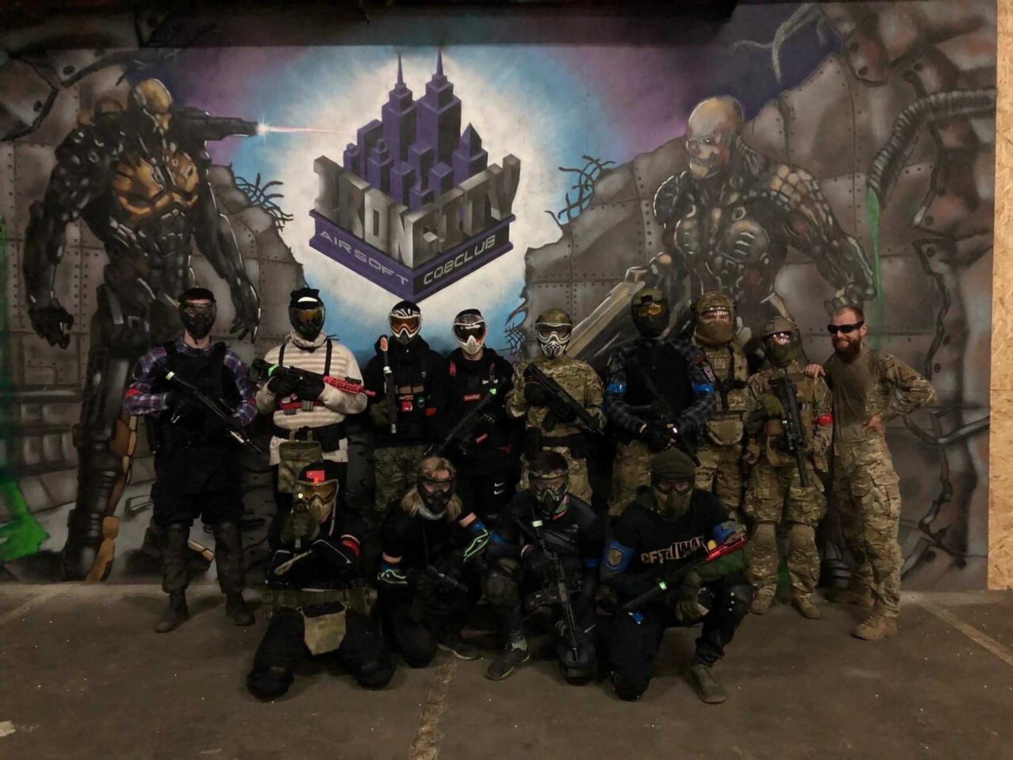 "Iron City", CQB-полигон, лазертаг и страйкбол