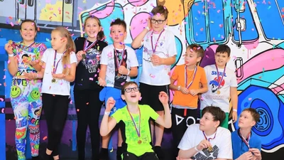 "Big Wall KIDS", скалолазные аттракционы для детей в "VEGAS Крокус Сити"