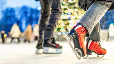 Прокат коньков и защиты на "Большом катке" Елагина острова