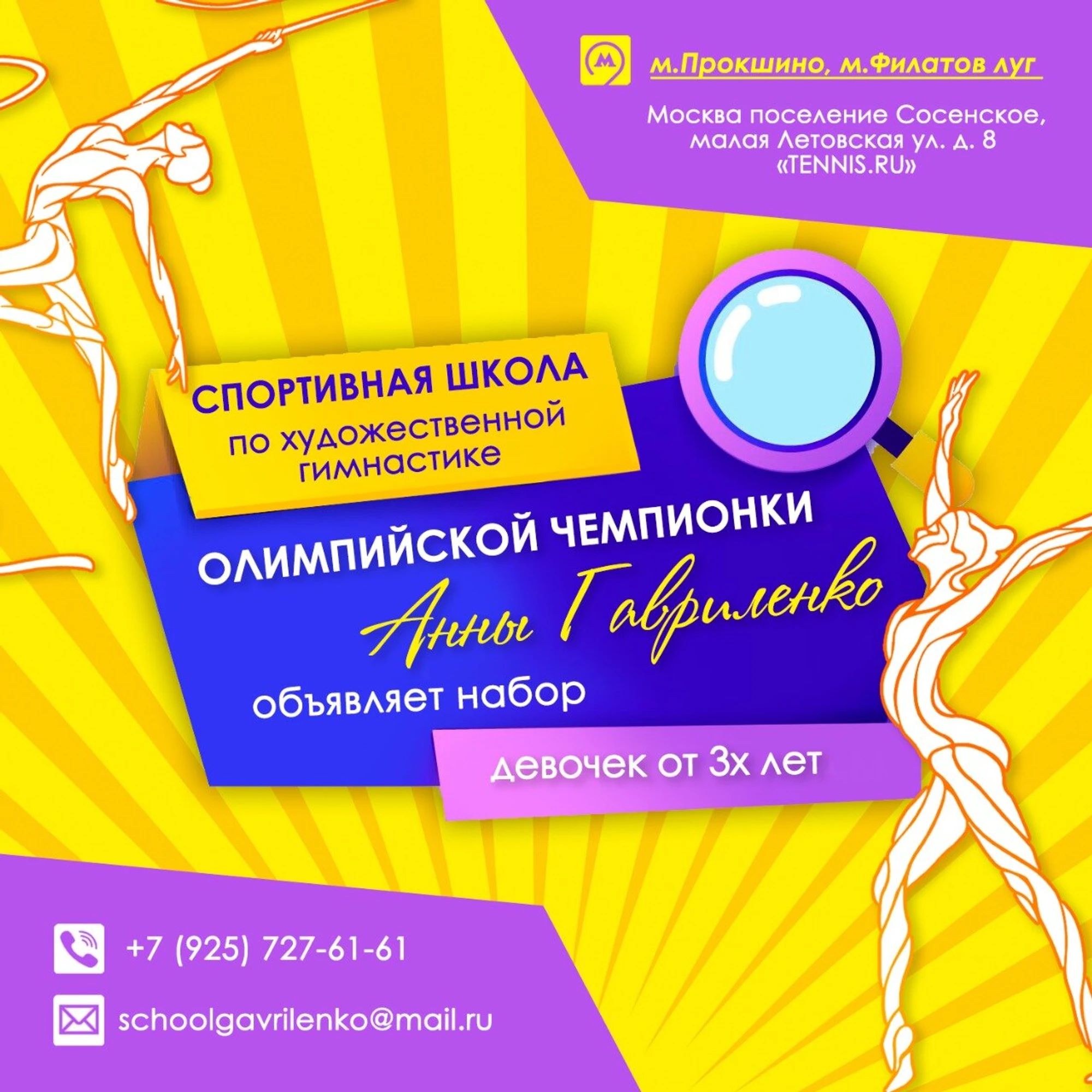 Школа художественной гимнастики Олимпийской чемпионки Анны Гавриленко (Спортивная школа)