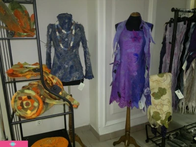 "Эквилибриум", одежда и аксессуары из войлока, материалы для валяния, СПб 