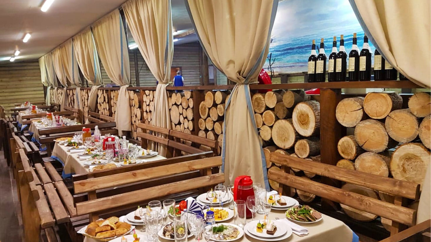 "Карасики", семейный ресторан на берегу озера Шарташ, Екатеринбург