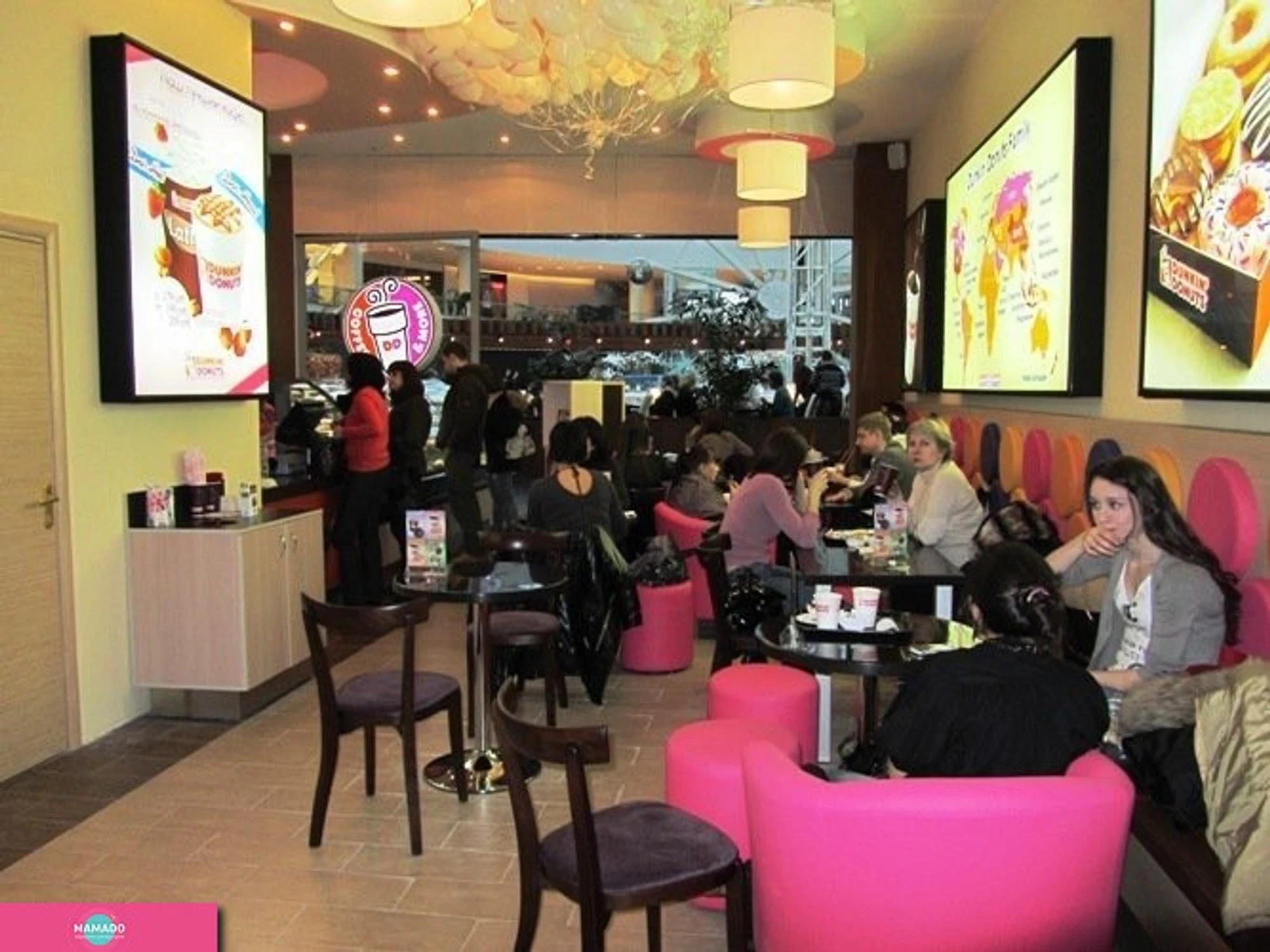 Dunkin' Donuts, "Данкин Донатс", кафе в ТЦ "Вегас", Москва