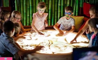 "Цветные сны" ("ЦVEtNЫЕ SNЫ"), организация праздников, песочное шоу, Анапа