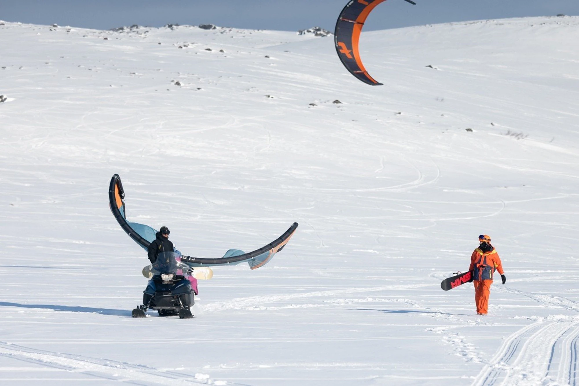 Обучение сноукайтингу в Москве в кайт-школе "KITECLASS"