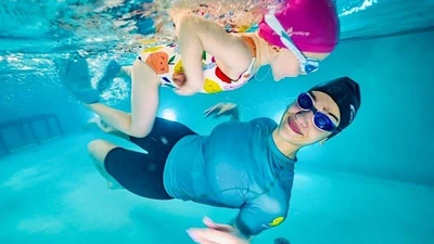 Летний абонемент в сети бассейнов раннего плавания Octoskills