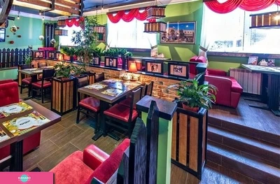 Pomidor (Помидор), итальянский ресторан с детской комнатой на Нахановича, Томск 