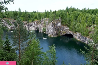 "Рускеала", горный парк в Сортавальском районе, Карелия