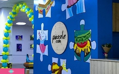 Puzzle Cafe, "Пазл кафе", детское кафе в развлекательном центре "Семь чудес" в ТЦ "Семерочка", Владивосток 