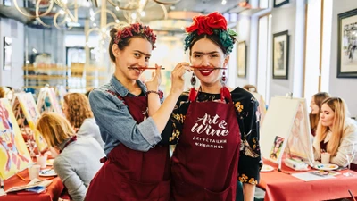 "Art&Wine", арт-дегустации в формате вечеринок в Санкт-Петербурге